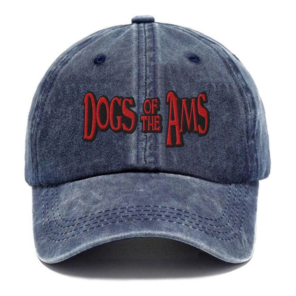 Embroidered Dogs of the AMS Washed Cap 