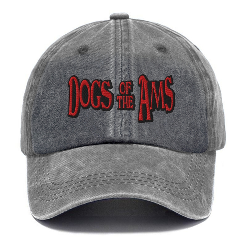 Embroidered Dogs of the AMS Washed Cap 