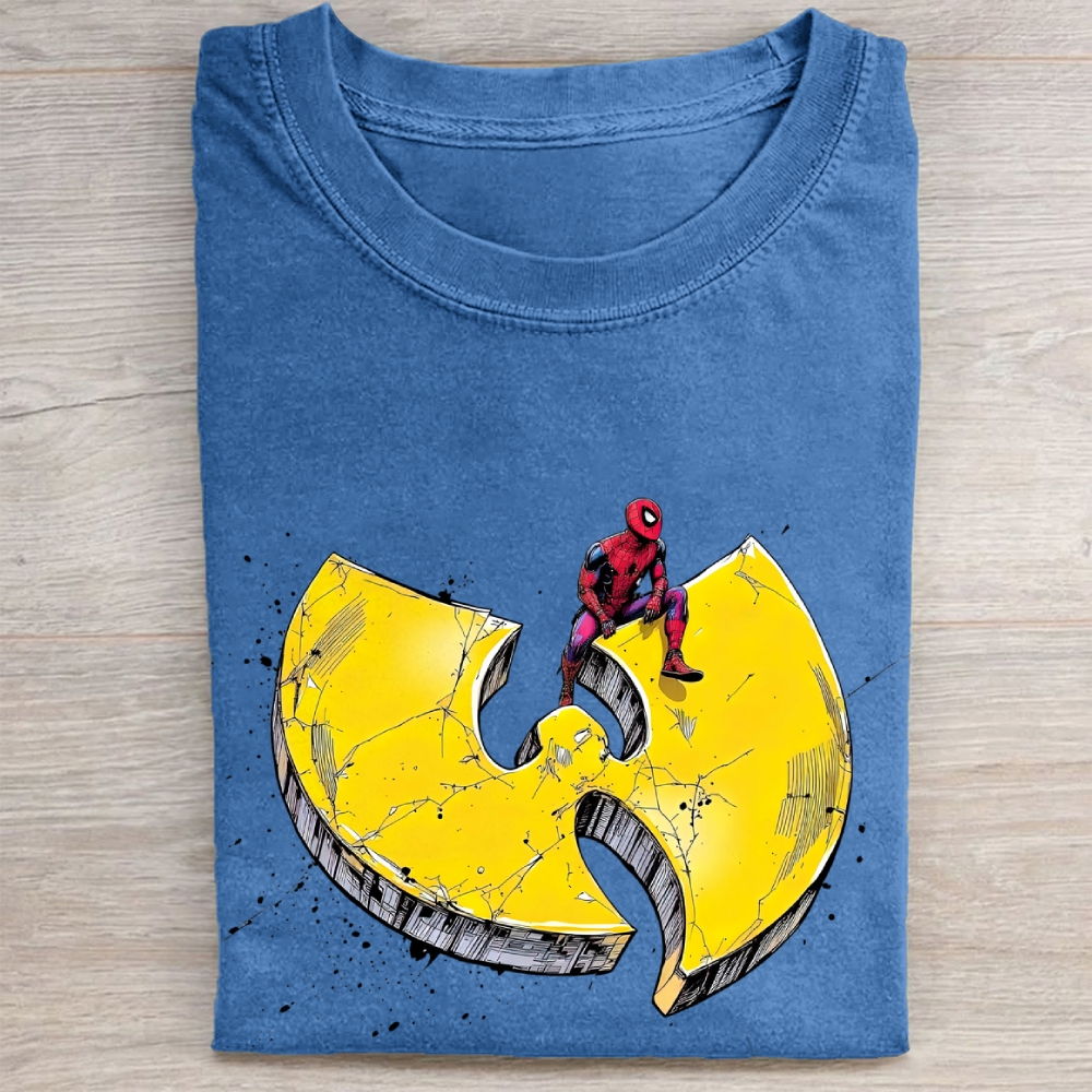 Spider-Man x Wu-Tang Clan Crossover Vintage Washed Tee 