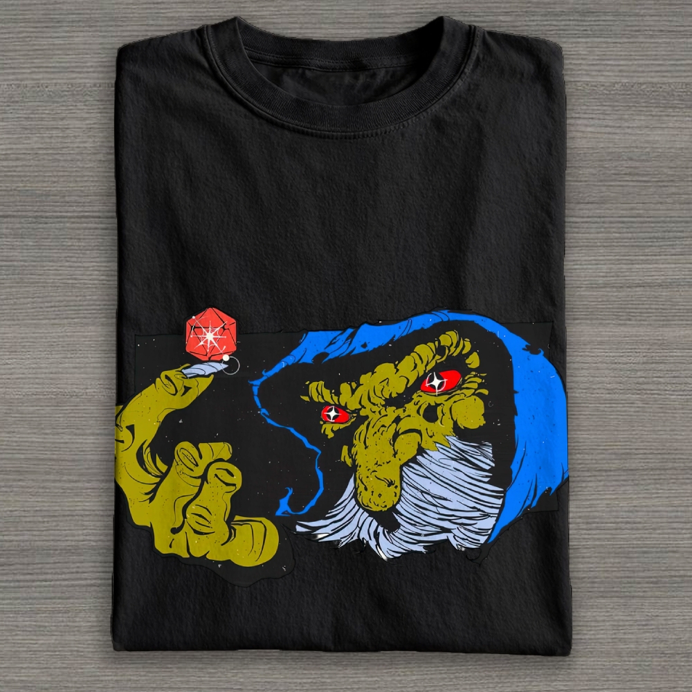Gollum Wizard Comic Art Fantasy Vintage Cotton T-shirt