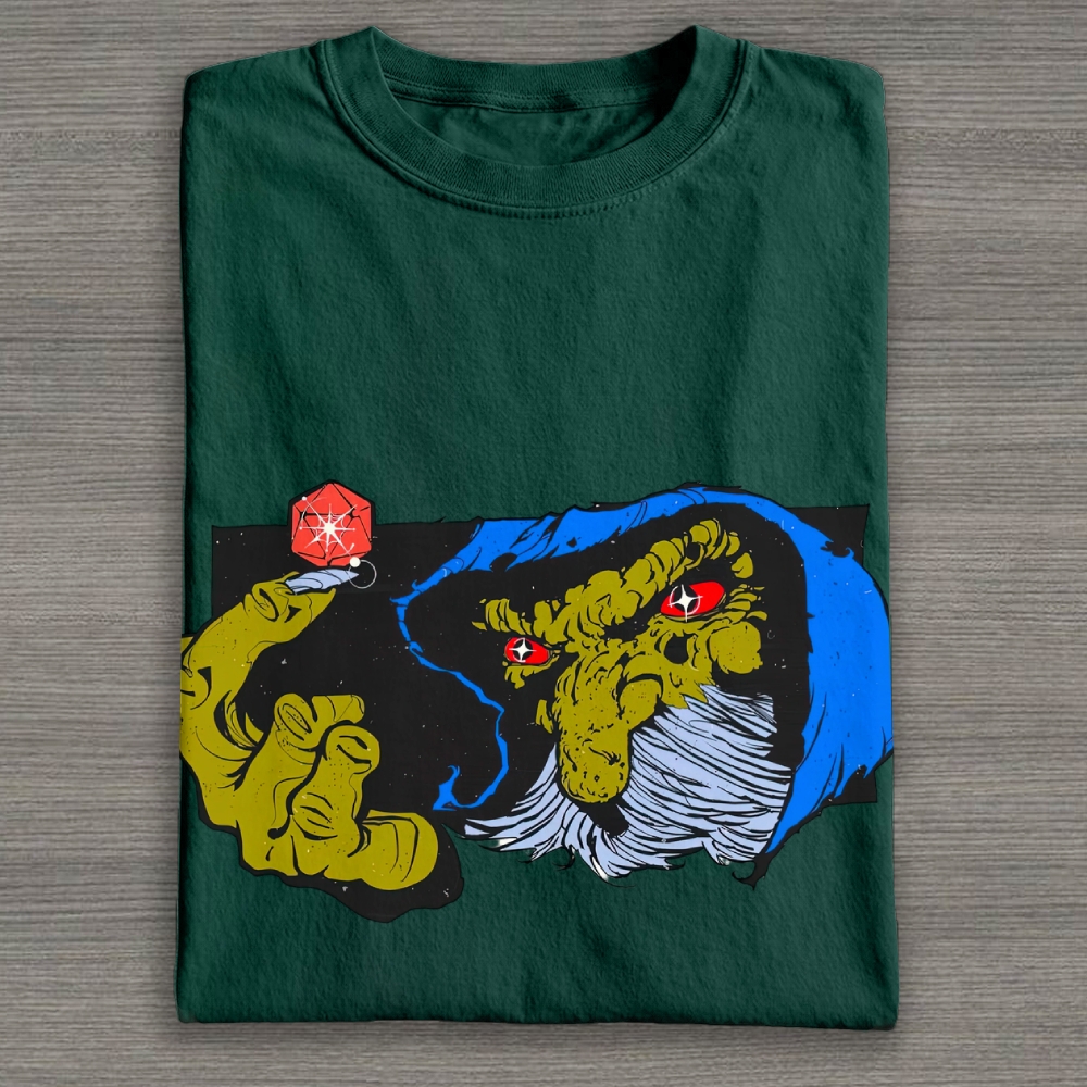 Gollum Wizard Comic Art Fantasy Vintage Cotton T-shirt