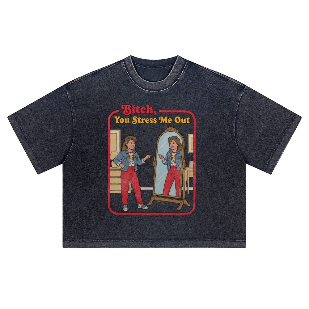 Washed Cropped T-Shirt 2605012733