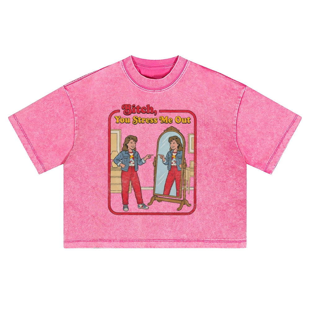 Washed Cropped T-Shirt 2605012733