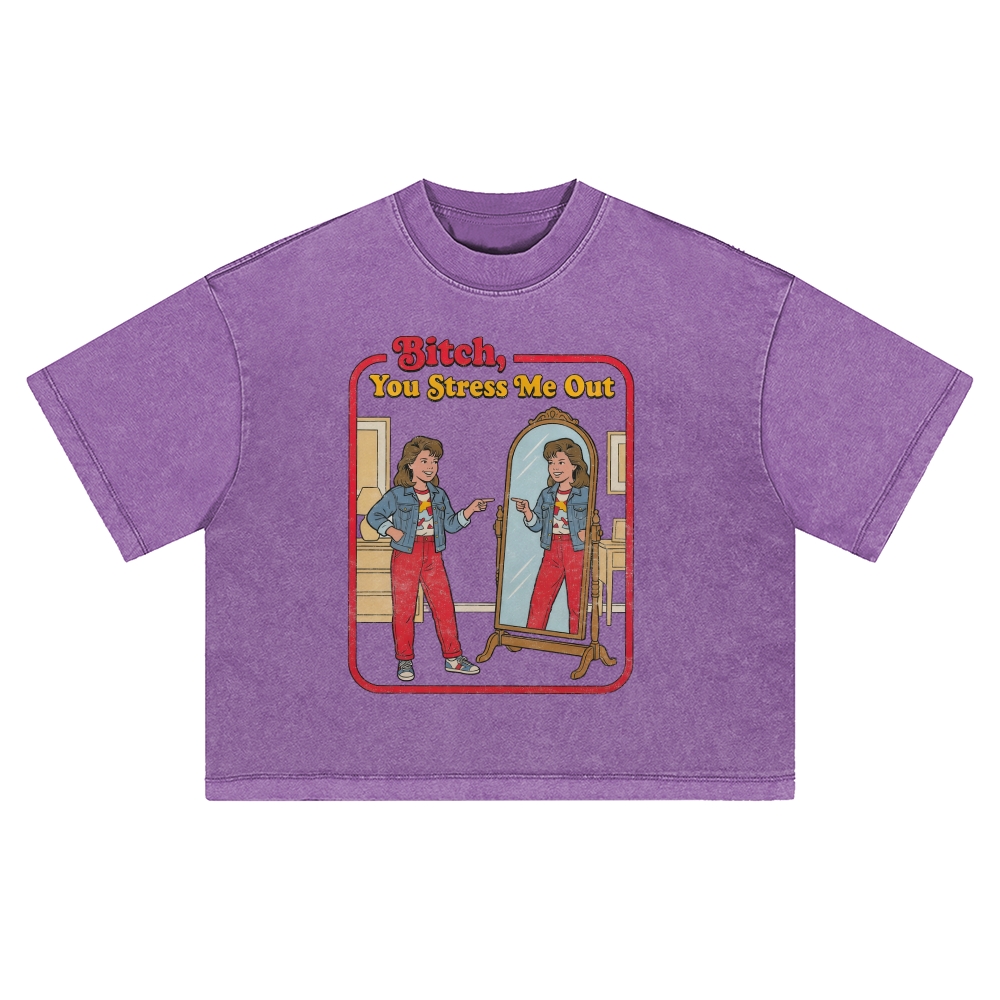 Washed Cropped T-Shirt 2605012733