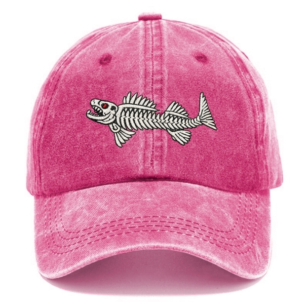  Fishbone Casual Washed Cap 