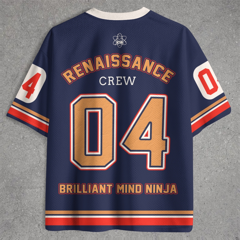 "Art Is Mutation" Vintage Sports Jersey Shirts