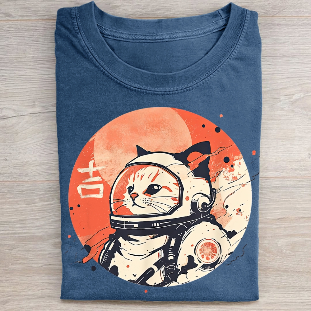 Vintage Japanese Minimalist  Washed Tee 