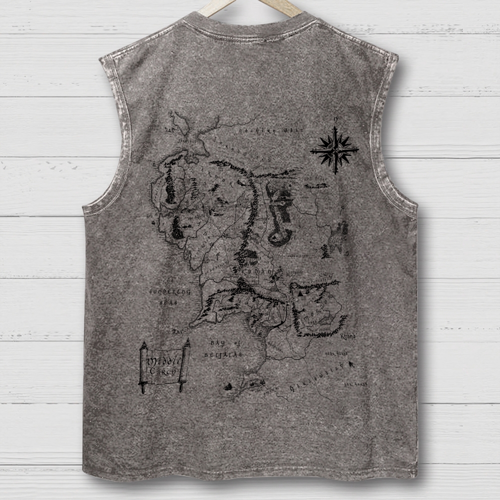 JRR Tolkie Washed Vest 