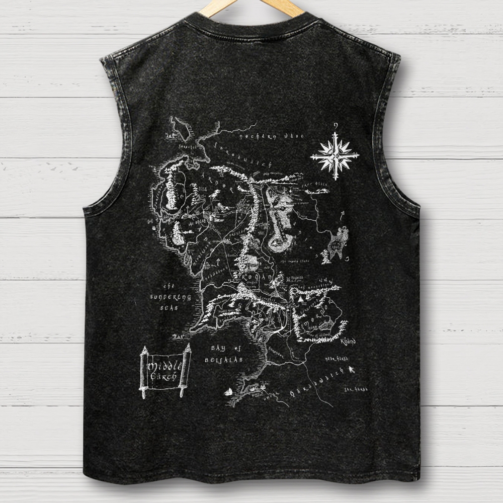 JRR Tolkie Washed Vest 