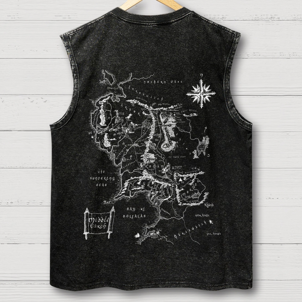 JRR Tolkie Washed Vest 