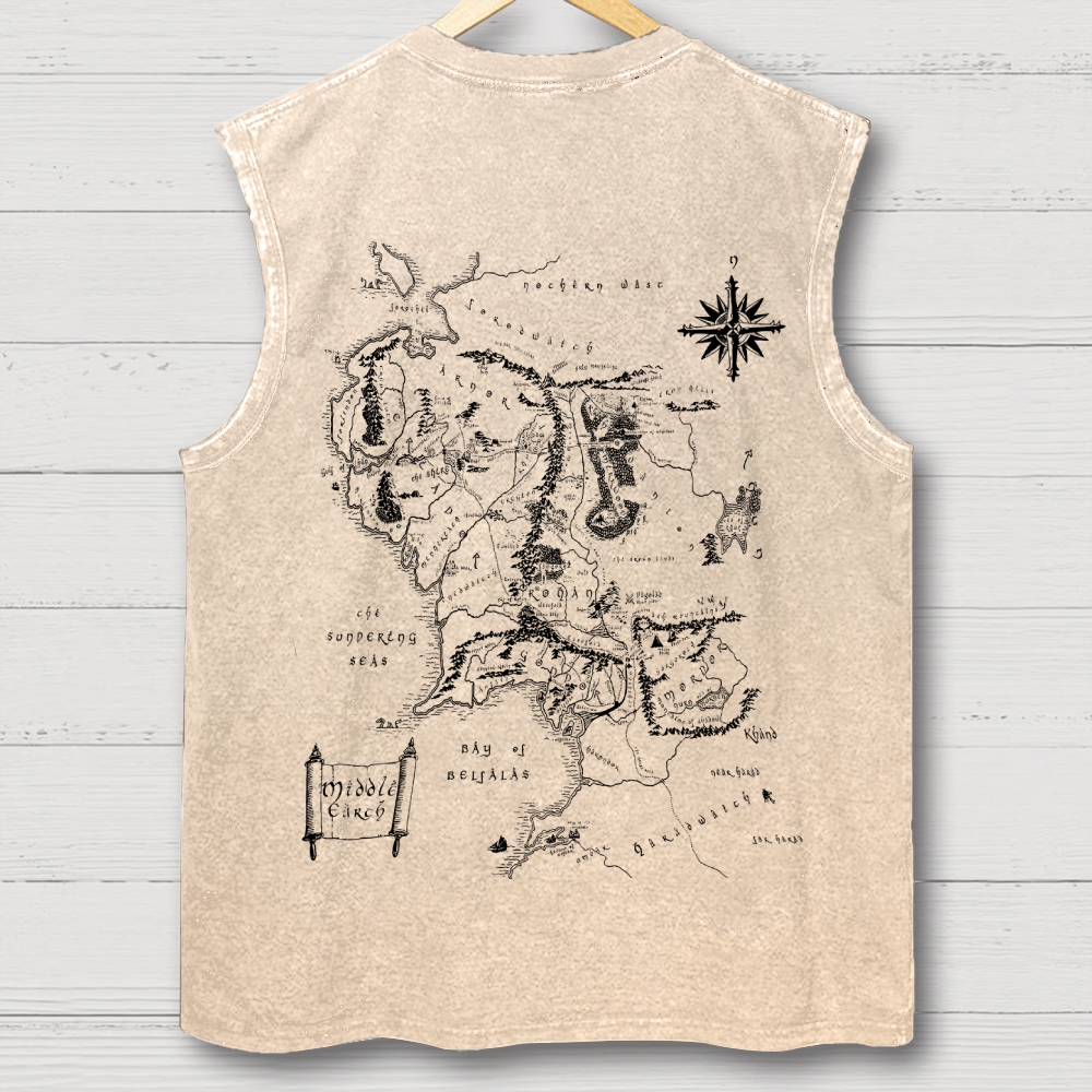 JRR Tolkie Washed Vest 
