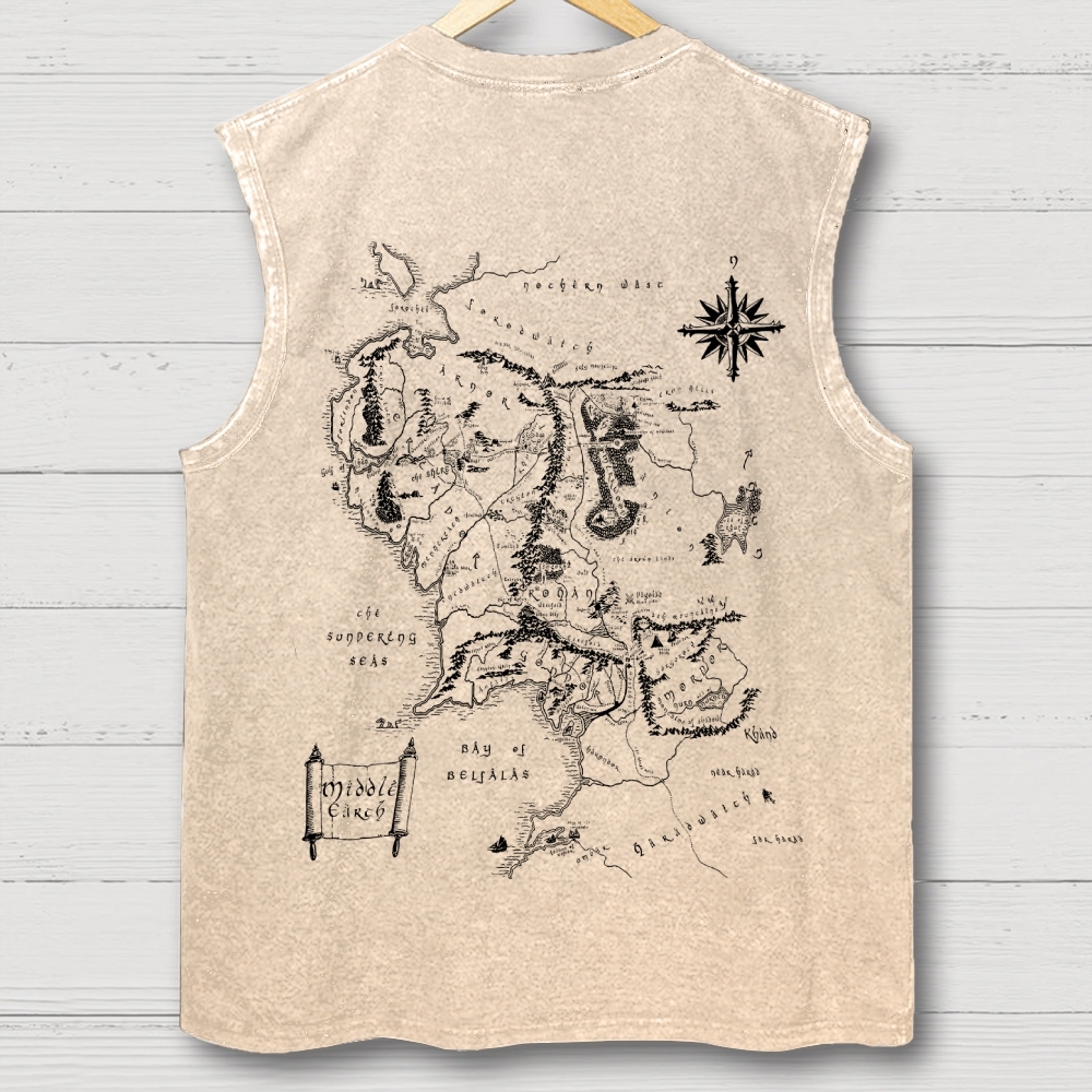 JRR Tolkie Washed Vest 