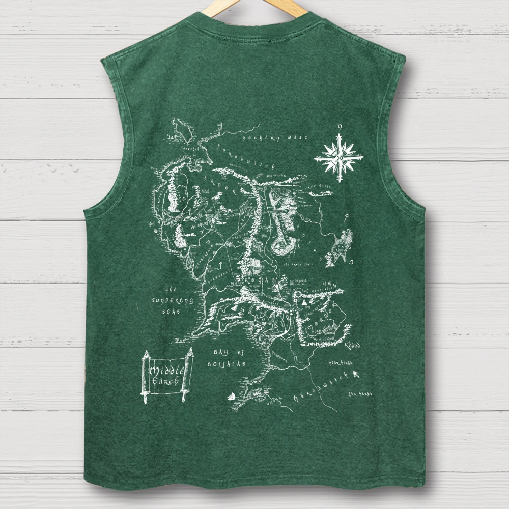JRR Tolkie Washed Vest 