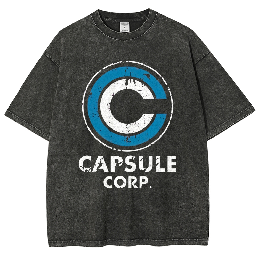 "Capsule Corp." Vintage Washed T-Shirt 