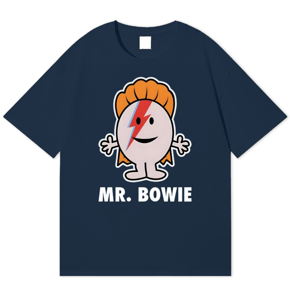 David Bowie Mr Bowie Lightning Cotton T-shirt