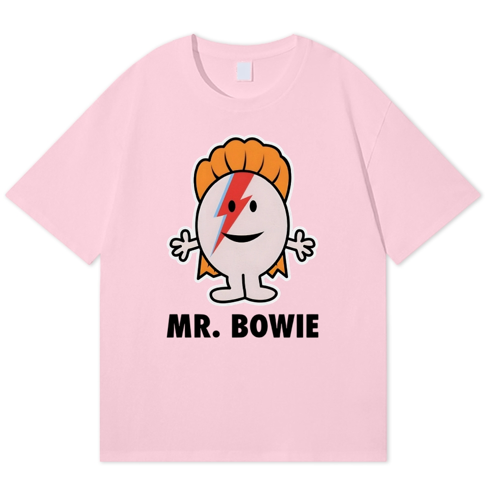 David Bowie Mr Bowie Lightning Cotton T-shirt