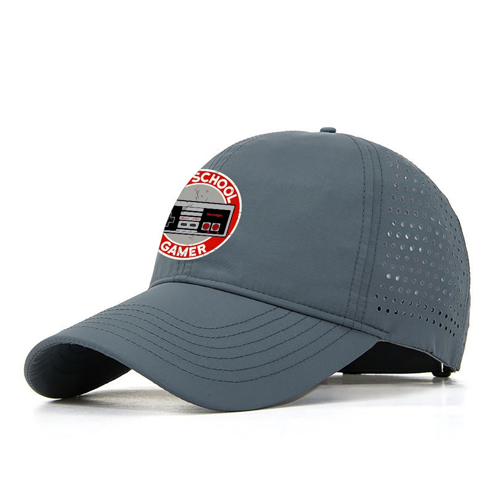 Old School Gamer Geek Breathable And Quick-Drying Baseball Cap
