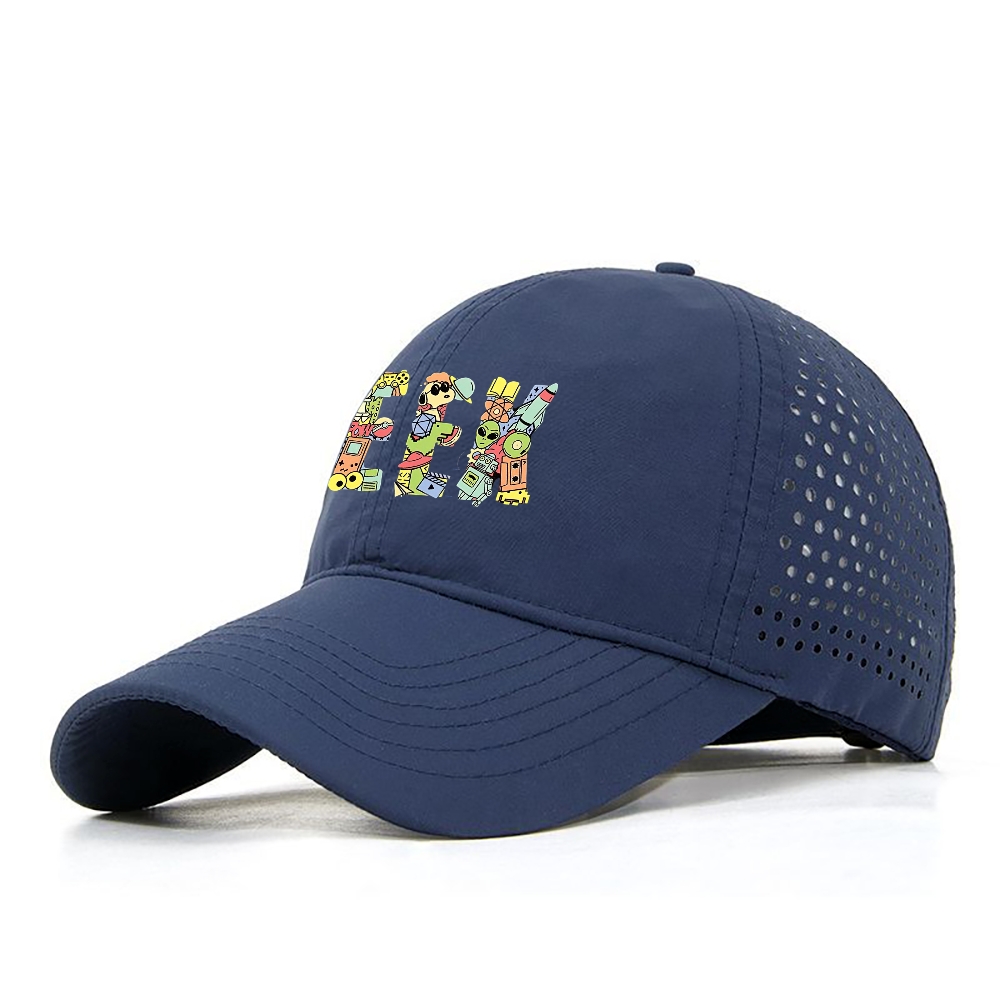 Retro Technology Geek Breathable And Quick-Drying Baseball Cap