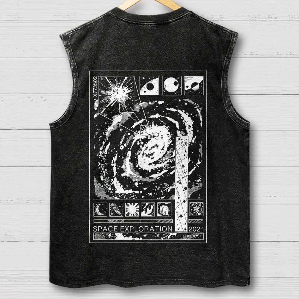 Space Exploration Washed Vest 