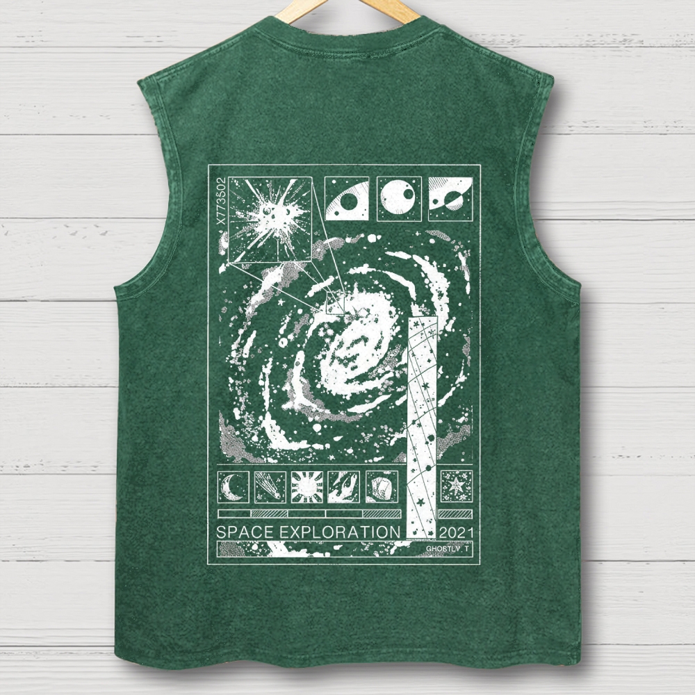 Space Exploration Washed Vest 
