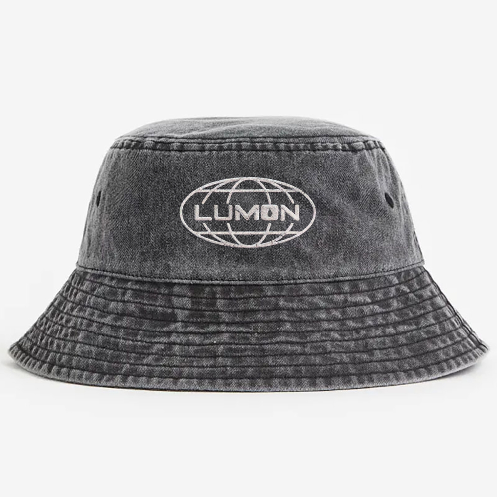 Embroidered Lumon Vintage Washed Bucket Hat 