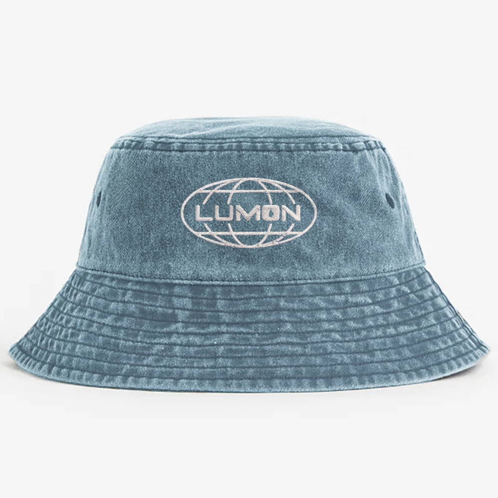 Embroidered Lumon Vintage Washed Bucket Hat 