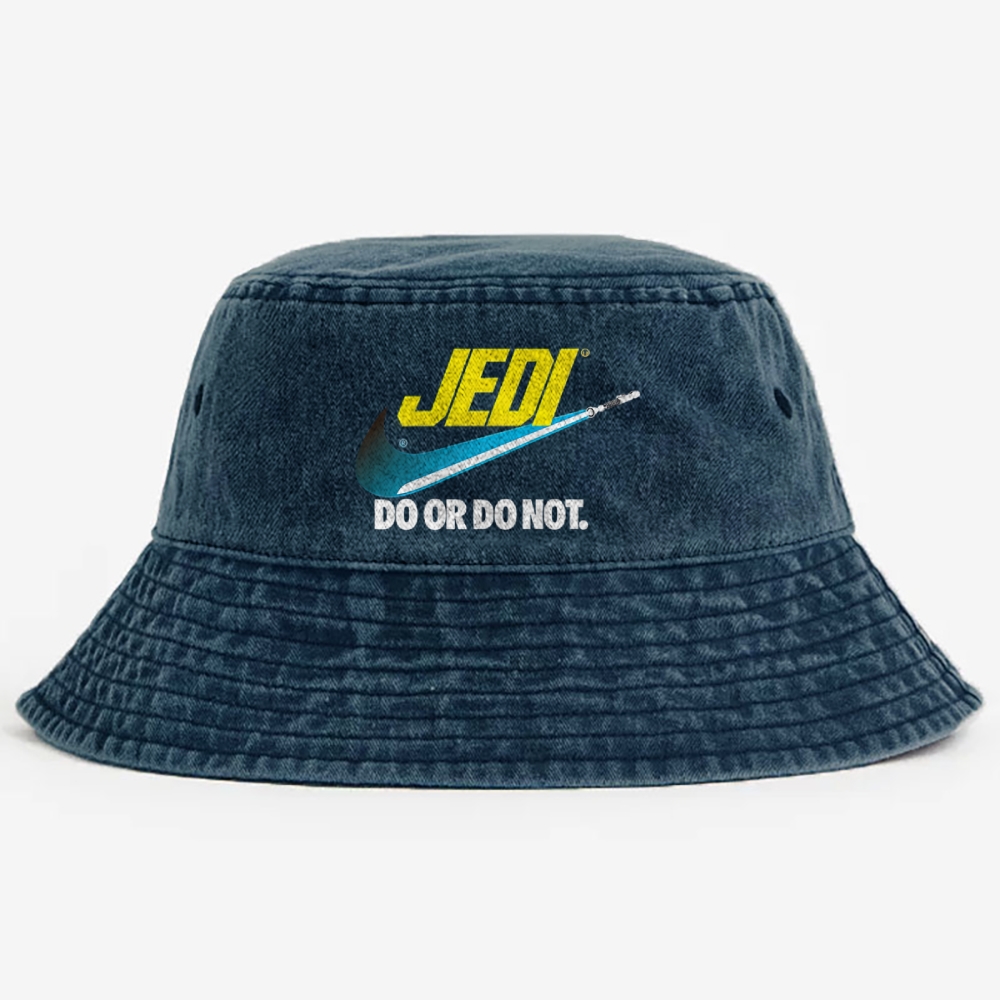 Do Or Do Not Geek Breathable And Quick-Drying Washed Bucket Hat 