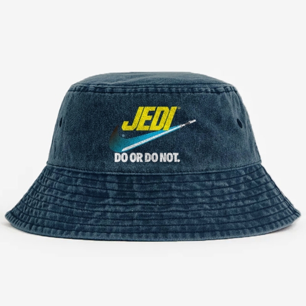 Do Or Do Not Geek Breathable And Quick-Drying Washed Bucket Hat 