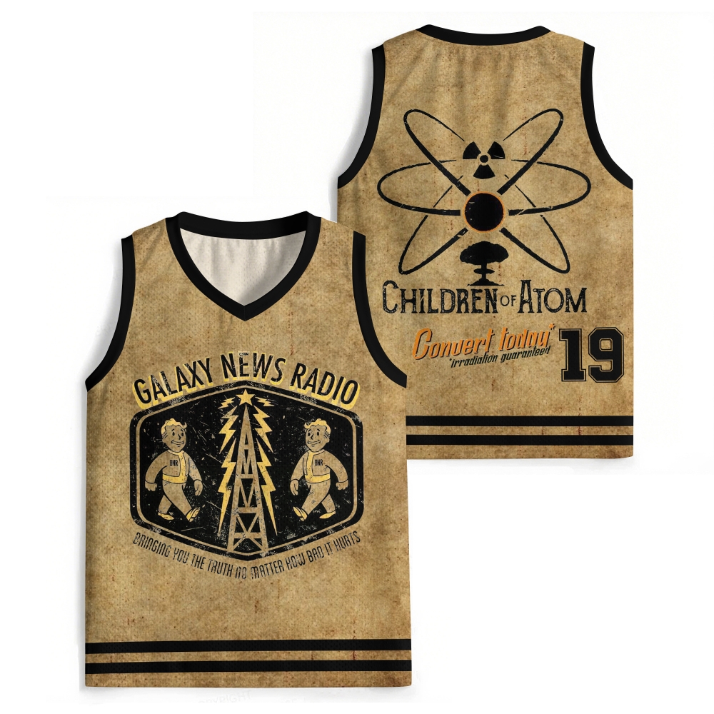 Post-Apocalyptic Wasteland Radio Jersey Tank 