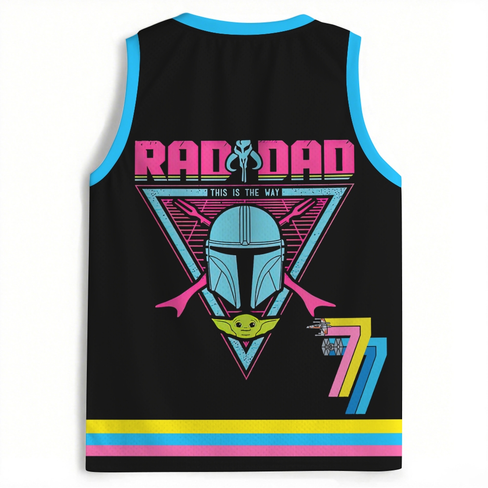 Retro Neon Podracing Jersey Tank