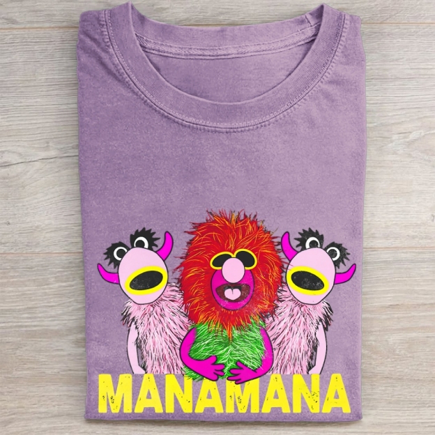 The Muppets Mahna Mahna Graphic Vintage Washed Tee