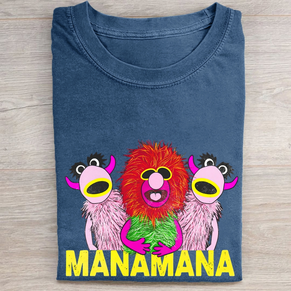 The Muppets Mahna Mahna Graphic Vintage Washed Tee