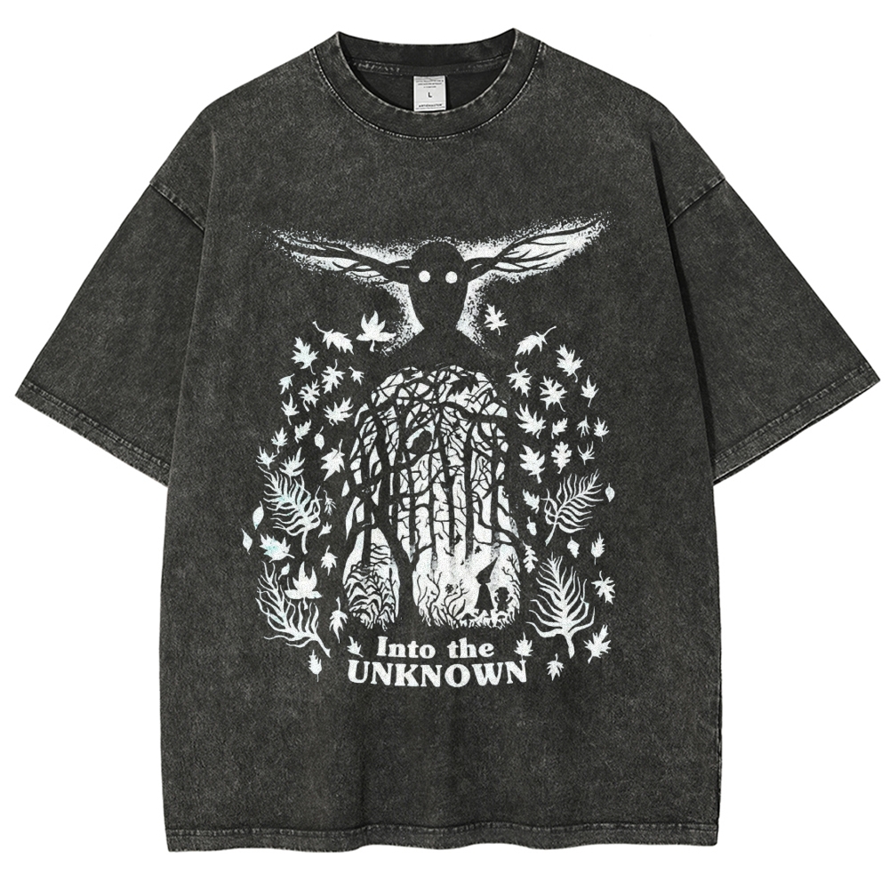 Forest Spirit Silhouette Vintage Washed T-Shirt