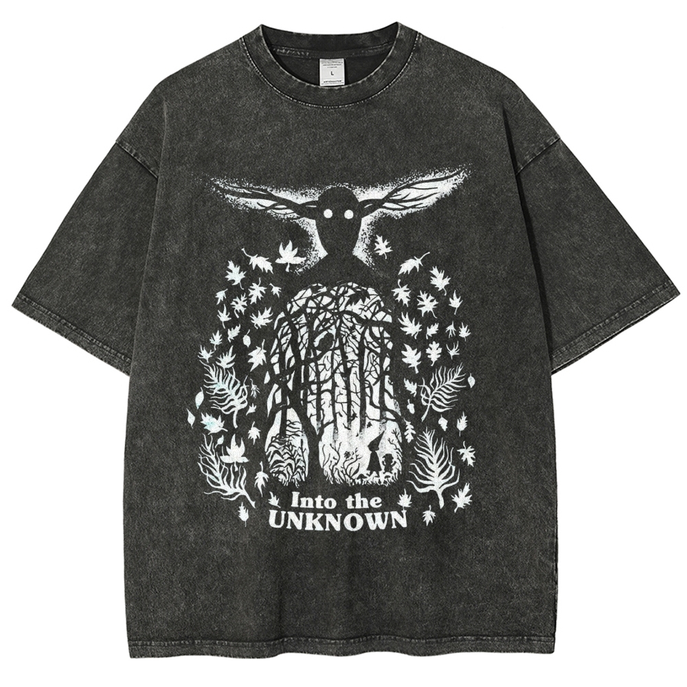 Forest Spirit Silhouette Vintage Washed T-Shirt