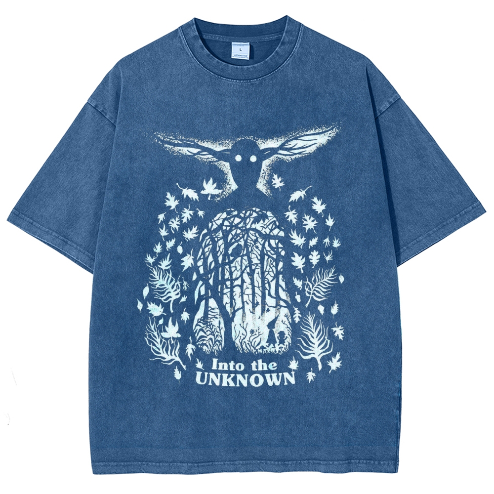 Forest Spirit Silhouette Vintage Washed T-Shirt