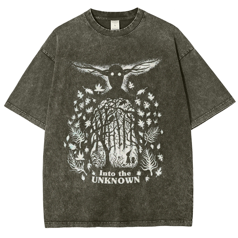 Forest Spirit Silhouette Vintage Washed T-Shirt