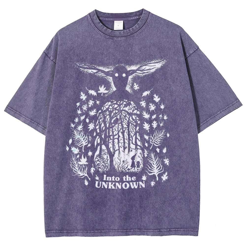 Forest Spirit Silhouette Vintage Washed T-Shirt