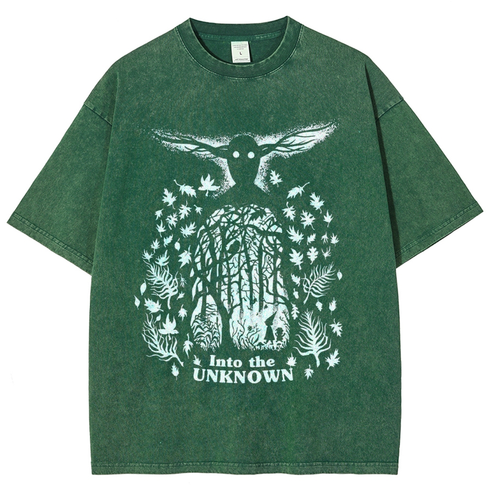 Forest Spirit Silhouette Vintage Washed T-Shirt
