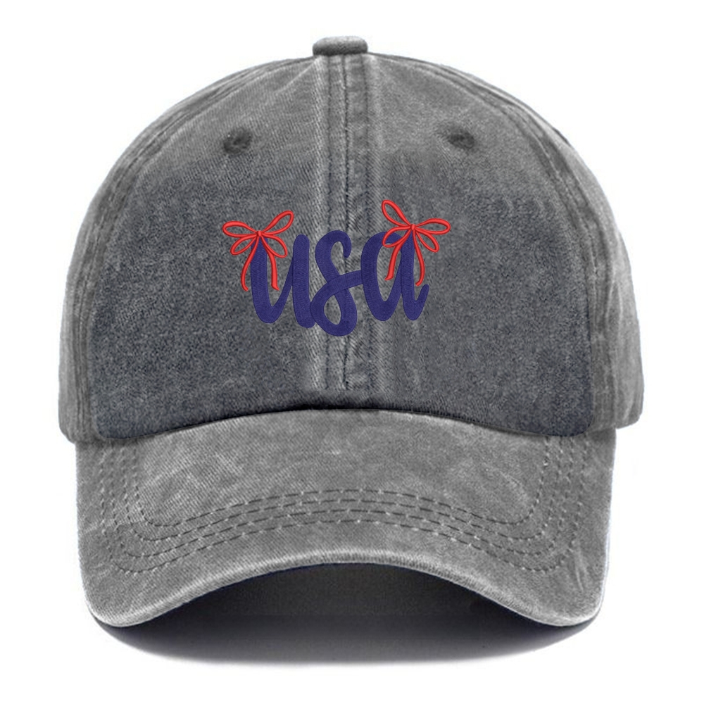 Embroidery USA  Washed Cap 