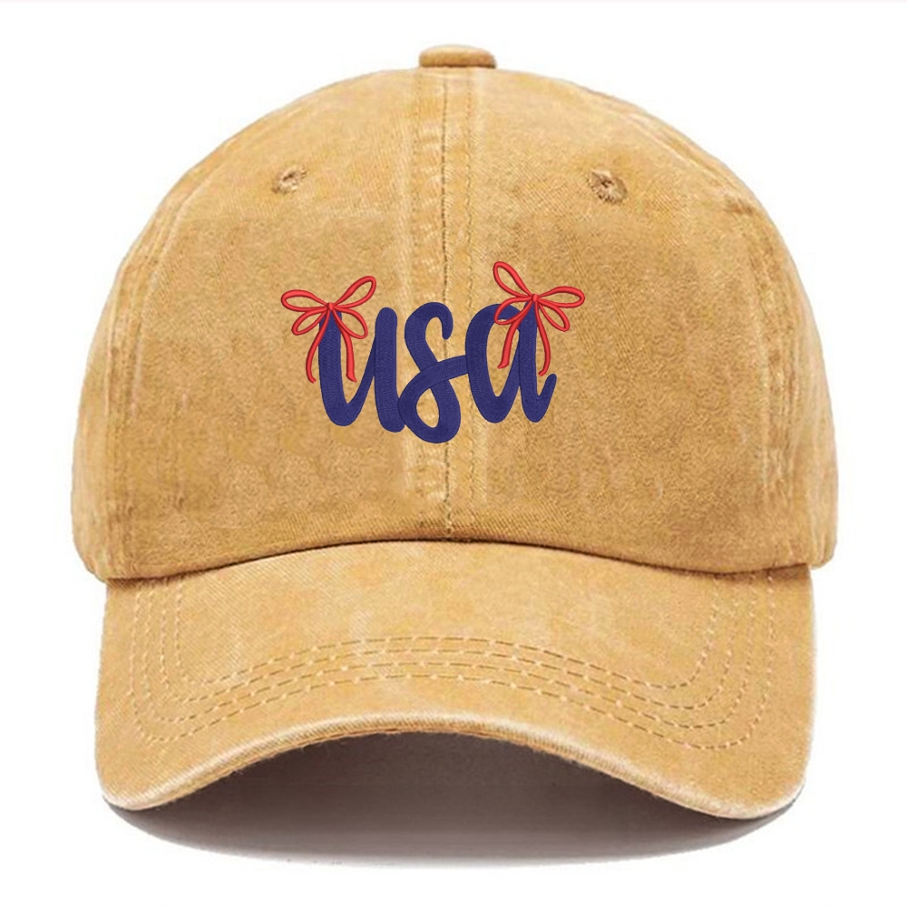 Embroidery USA  Washed Cap 