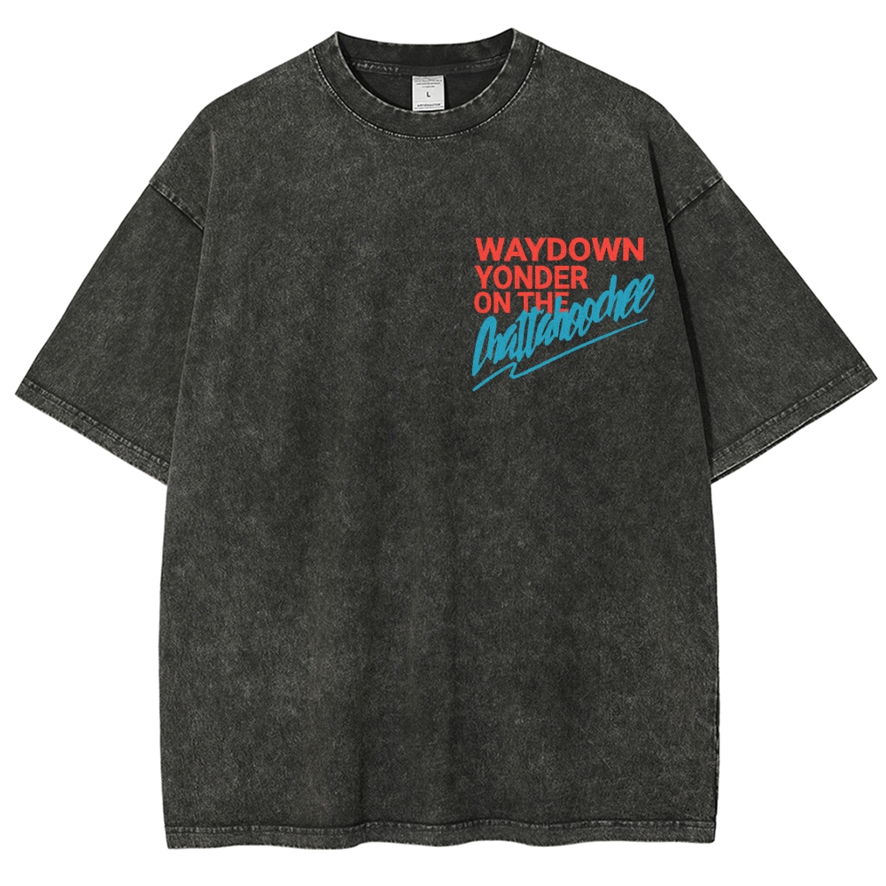 Chattahoochee Hoochie Coochie Double Sided Vintage Washed T-Shirt