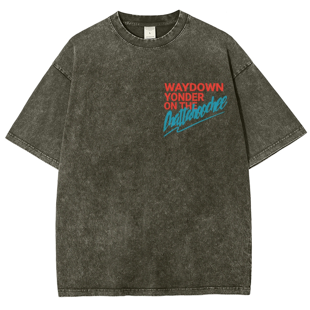 Chattahoochee Hoochie Coochie Double Sided Vintage Washed T-Shirt