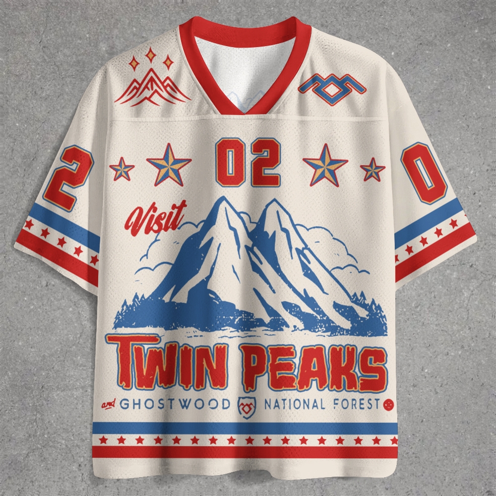 Visit Twin Peaks Ghostwood National Forest Retro Jersey Shirts