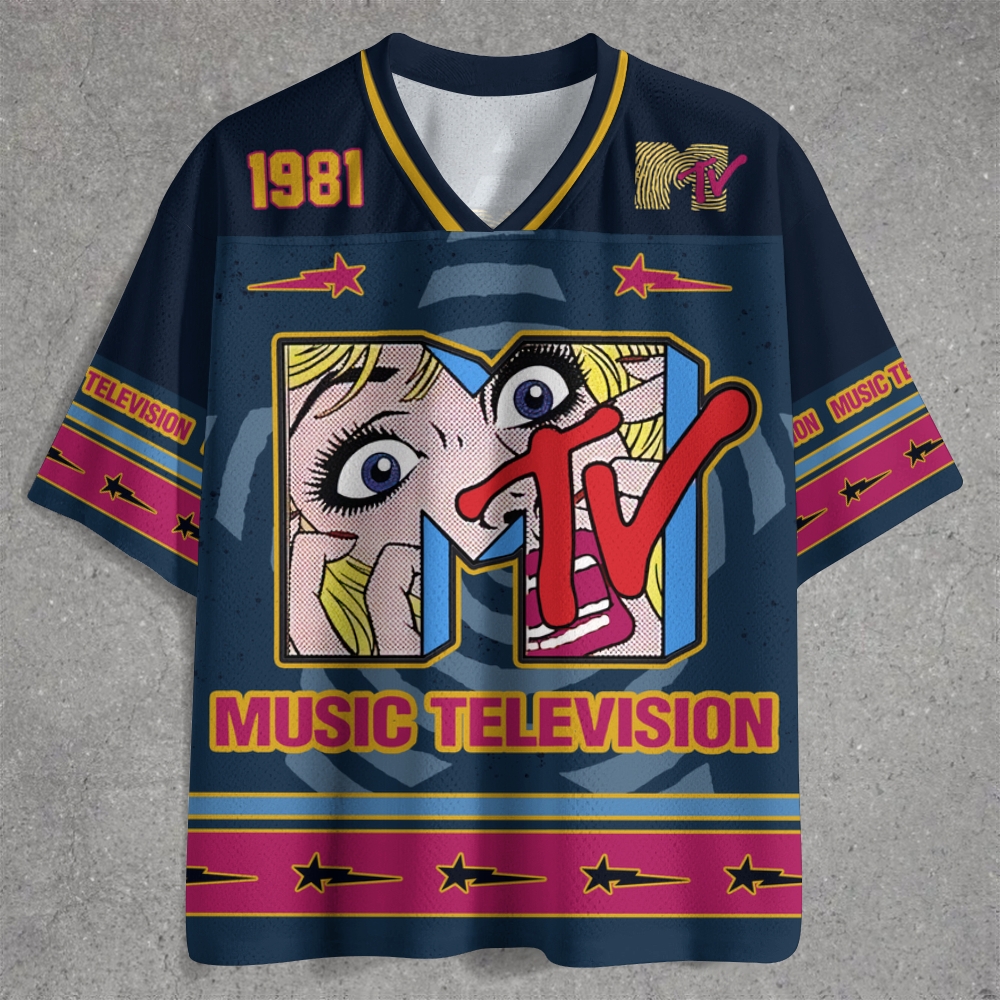 1981 Retro Pop Art Music Television Jersey Shirts 