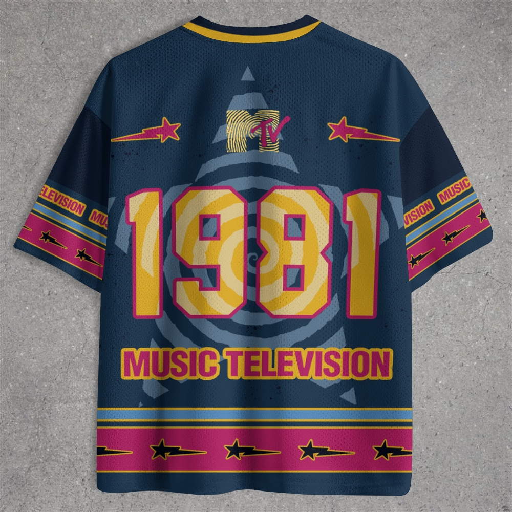 1981 Retro Pop Art Music Television Jersey Shirts 