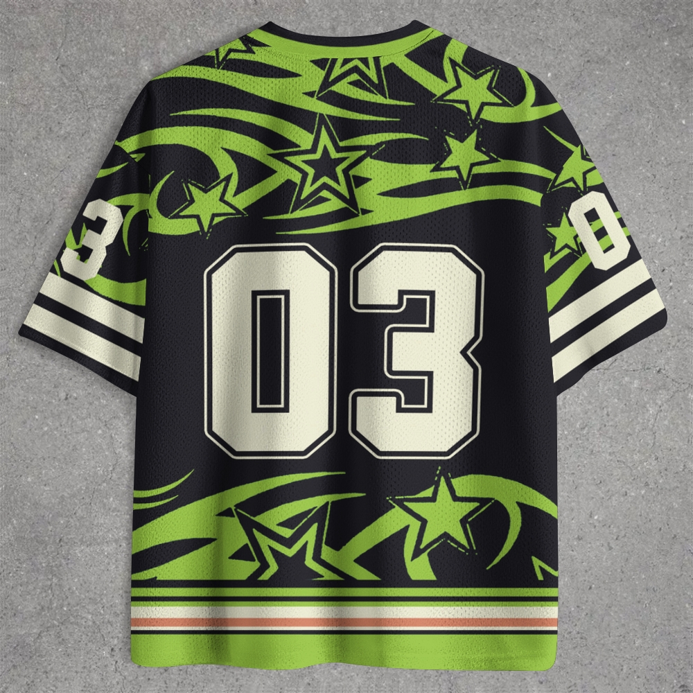 Soylent Green Dystopian Star Tribal Jersey Shirts