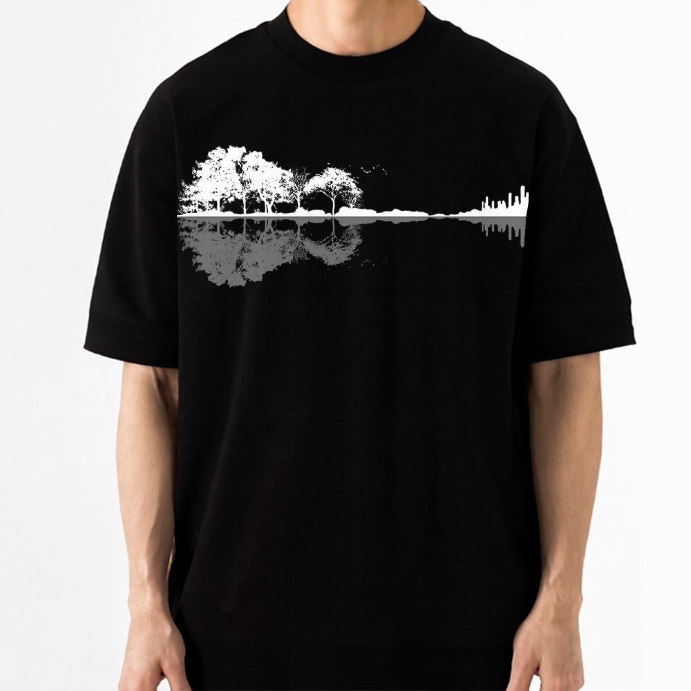 Neon Cyberpunk Noir Detective Character Retro Washed T-shirt Cotton T-shirt