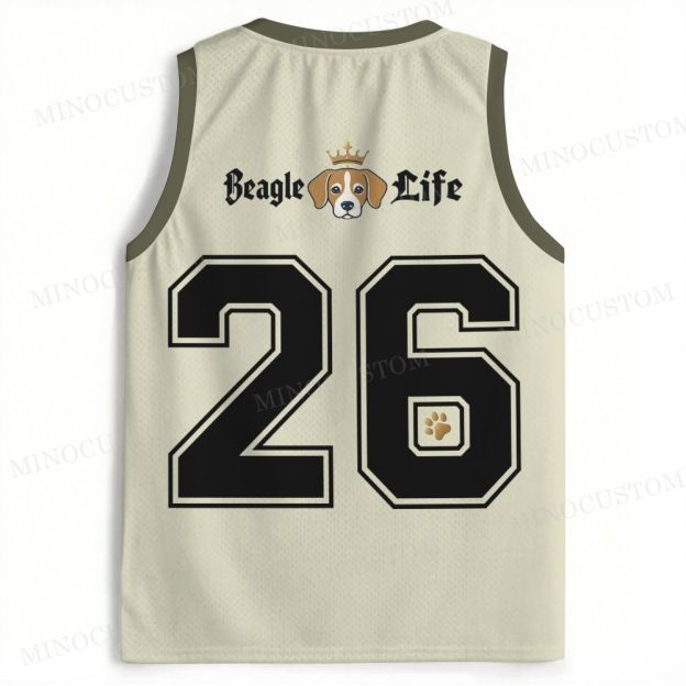 Beagle life  Doki!!! Jersey Tank -Customized