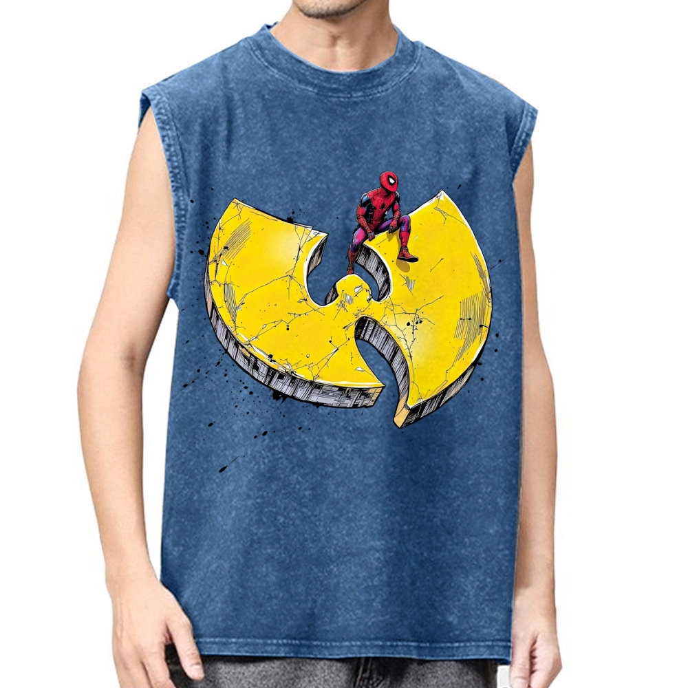Spider-Man x Wu-Tang Clan Crossover Washed Vest