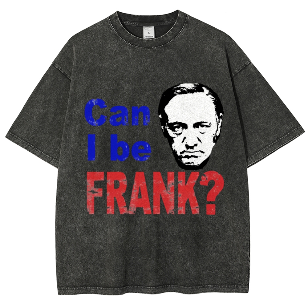 Distressed Portrait Quote Washed T-Shirt